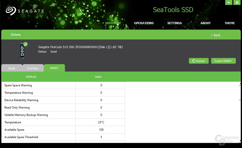 SeaTools 3Die Seagate SeaTools im Überblick