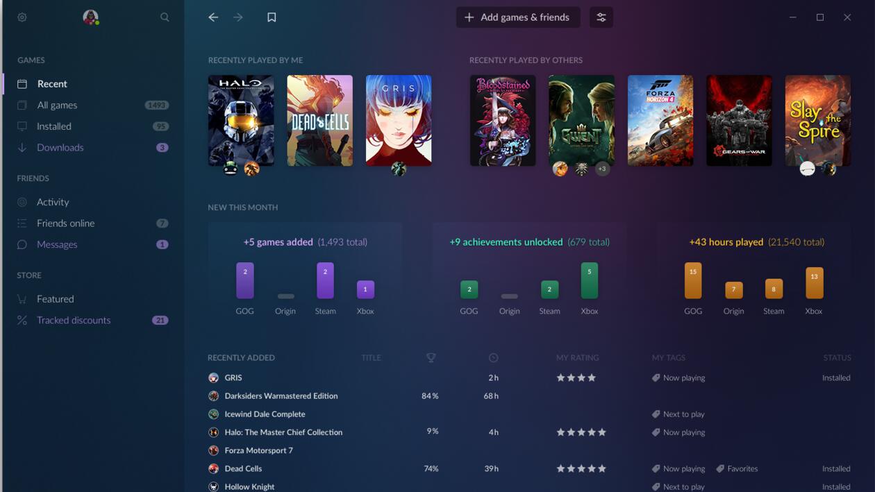 gog galaxy client
