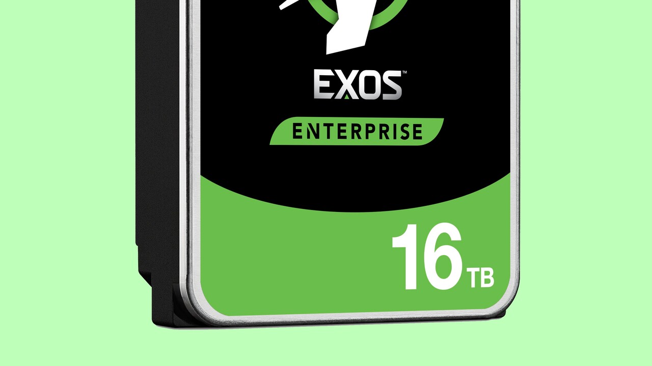 Exos X16: Seagates erste 16-TB-Festplatten starten heute
