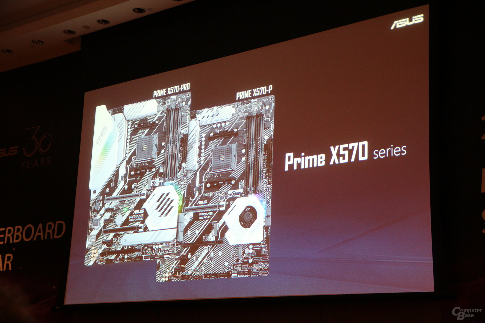 X570-Mainboards von Asus in der Präsentation