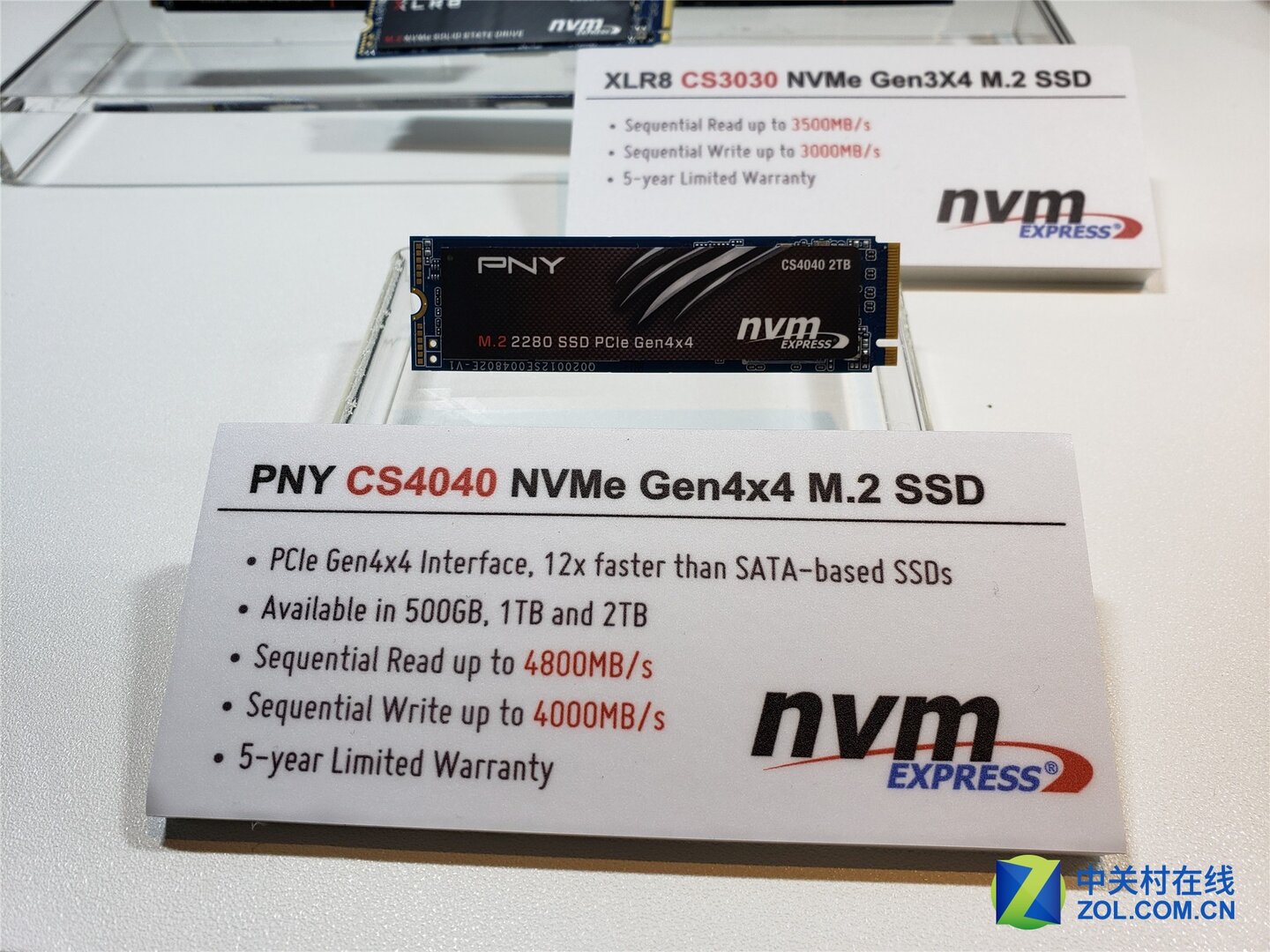 PNY CS4040 NVMe Gen4x4 M.2 SSD
