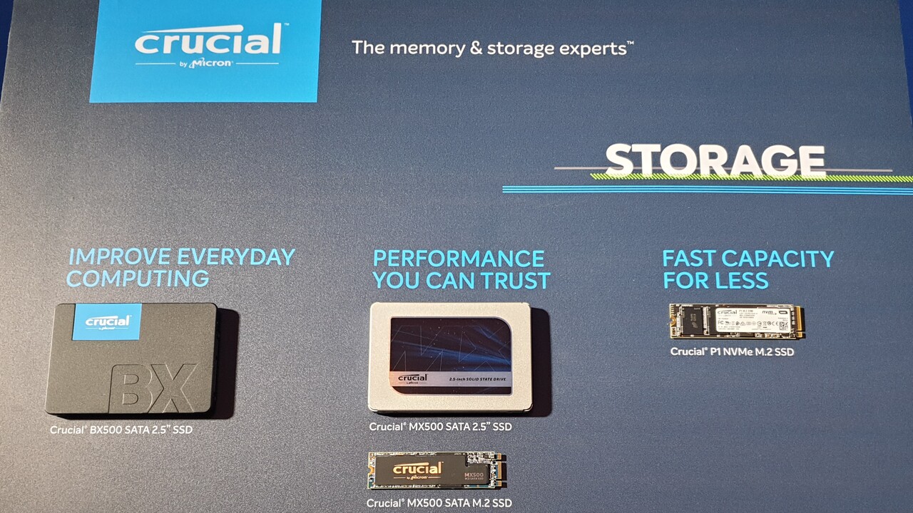 Crucial/Micron: PCIe-4.0-x4-SSD mit eigenem Controller Ende des Jahres
