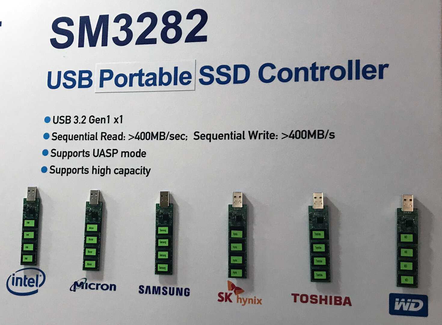 Silicon Motion SM3282 für externe SSDs mit USB 3.1 Gen 1