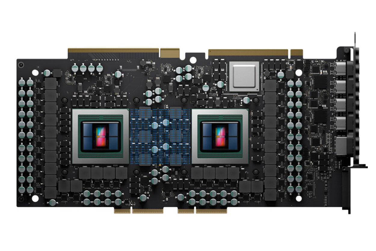 AMD Radeon Pro Vega II Duo geöffnet