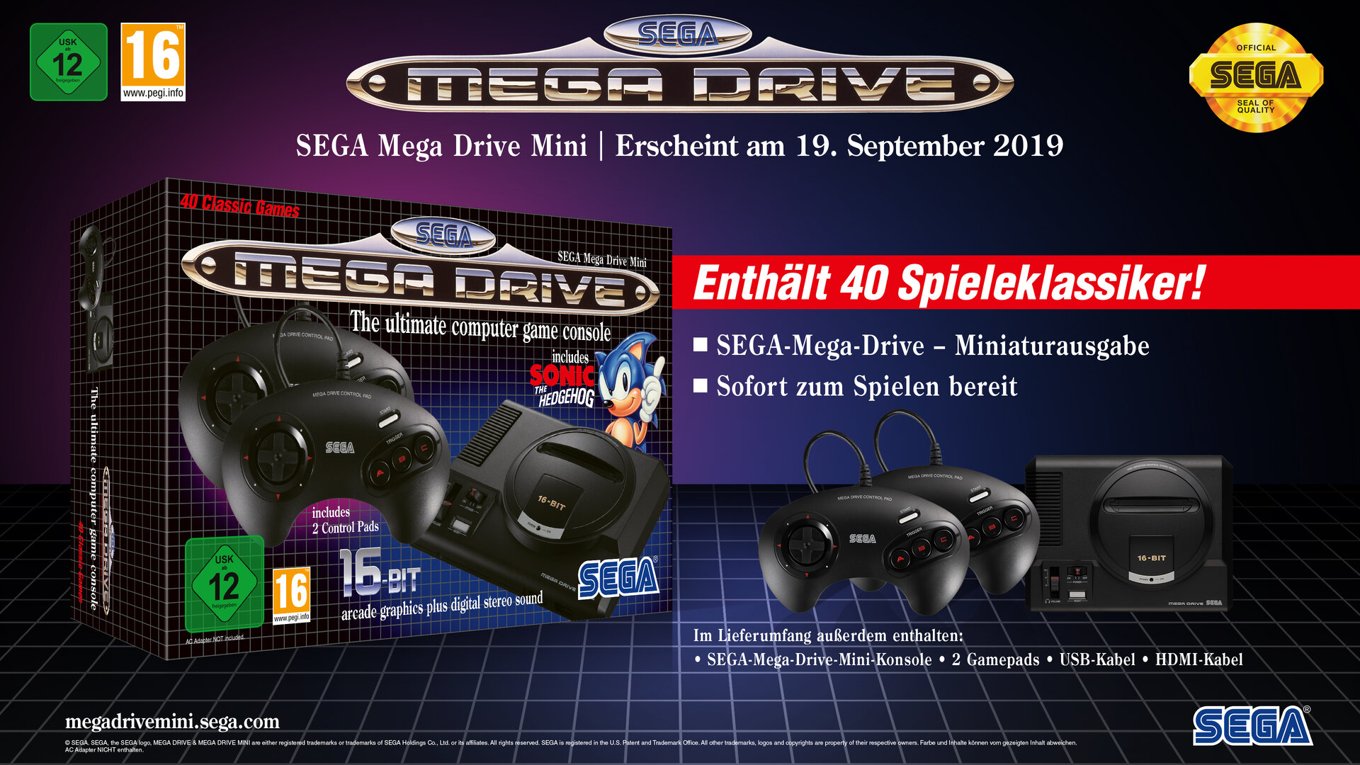 Sega Mega Drive Mini(2019)