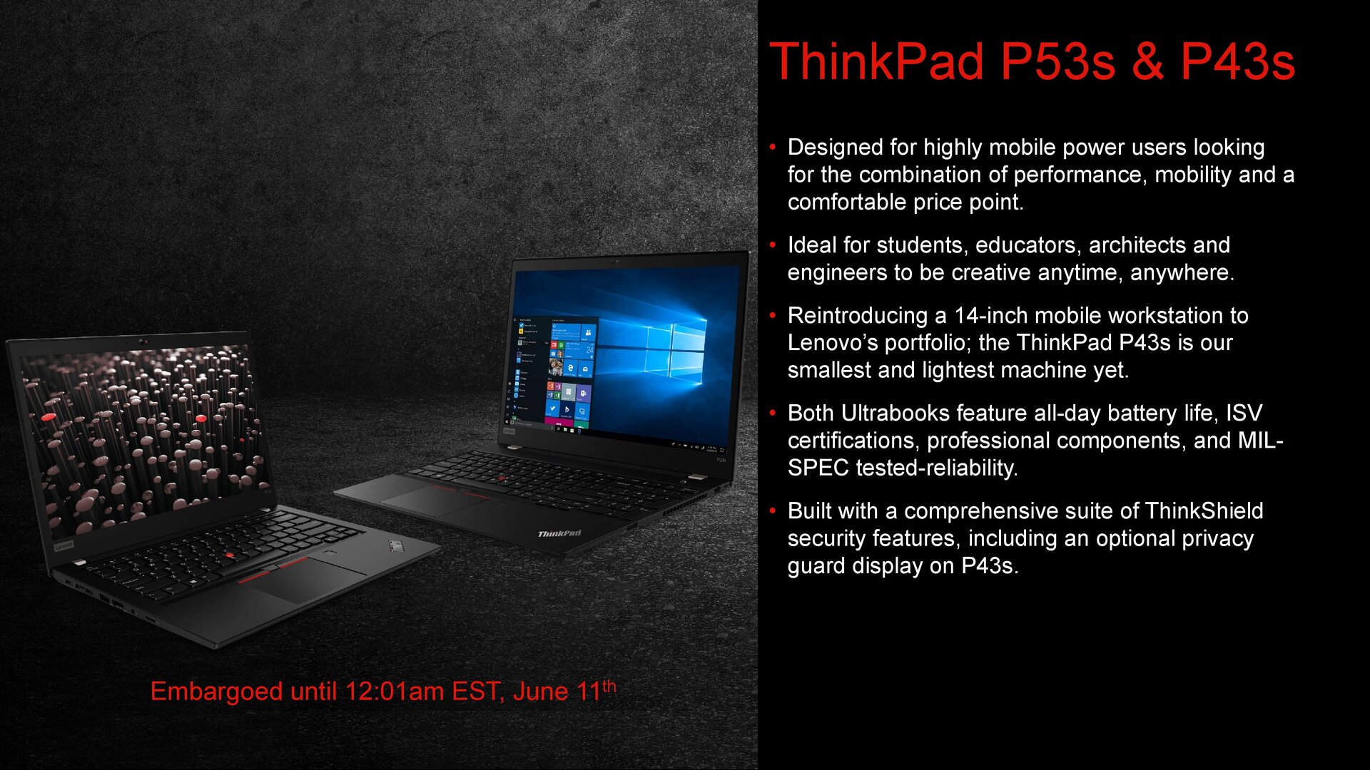 ThinkPad P53s und P43s