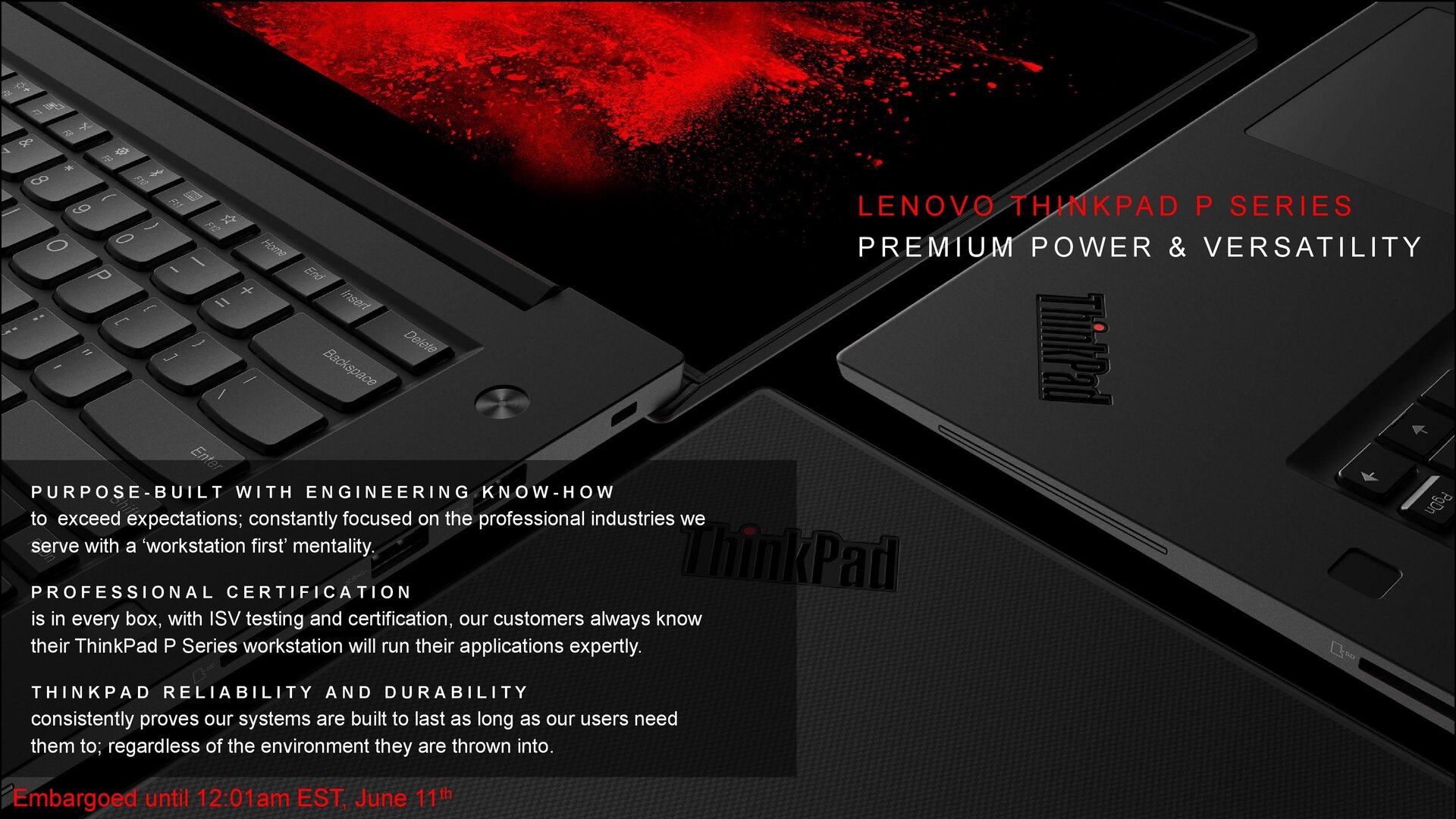 Neue Lenovo ThinkPads der P-Serie