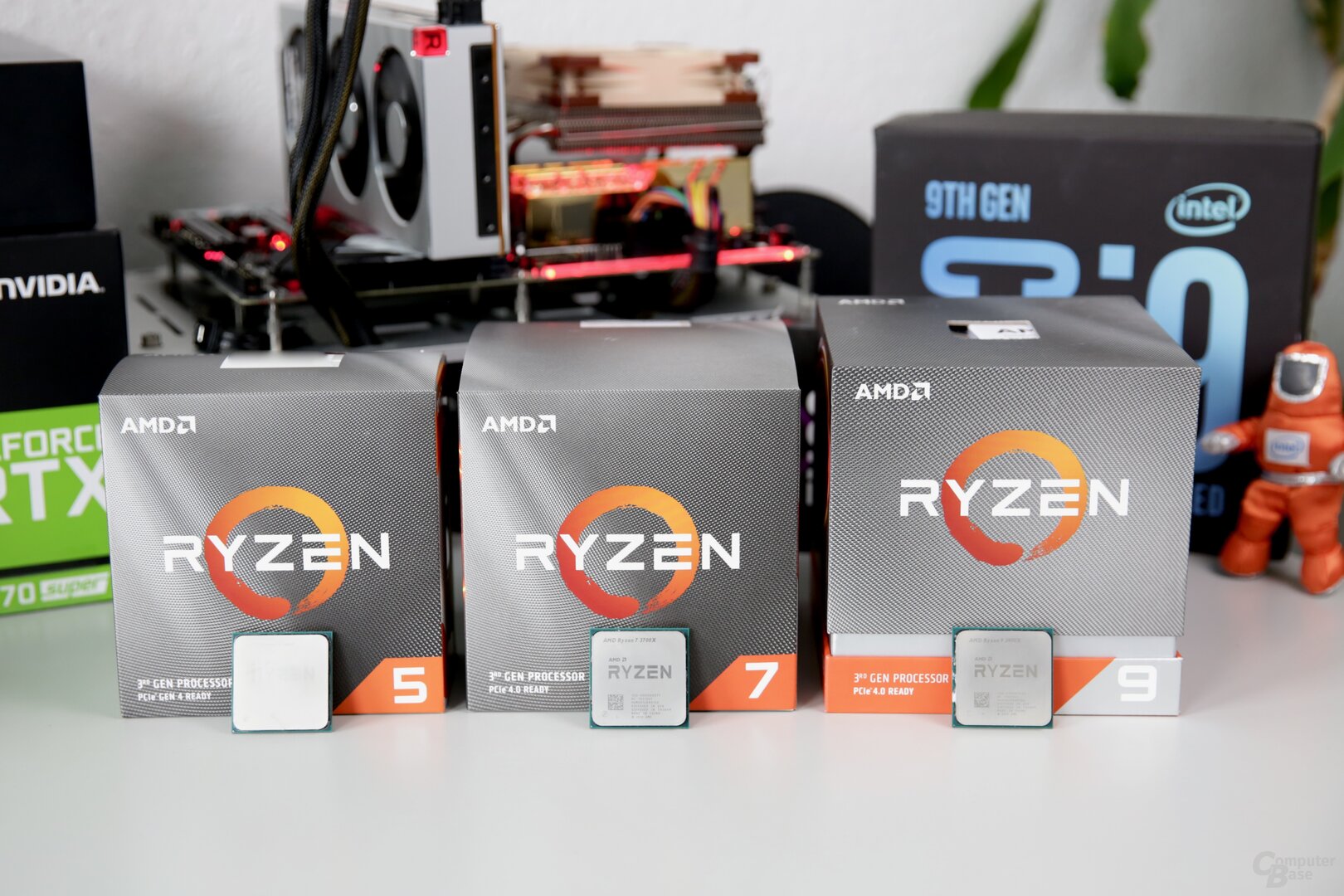 AMD Ryzen 9 3900X, 7 3700X und 5 3600 mit Zen 2 im Test