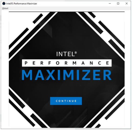 Intels Performance Maximizer – Optimierungsprozess 1  von 7
