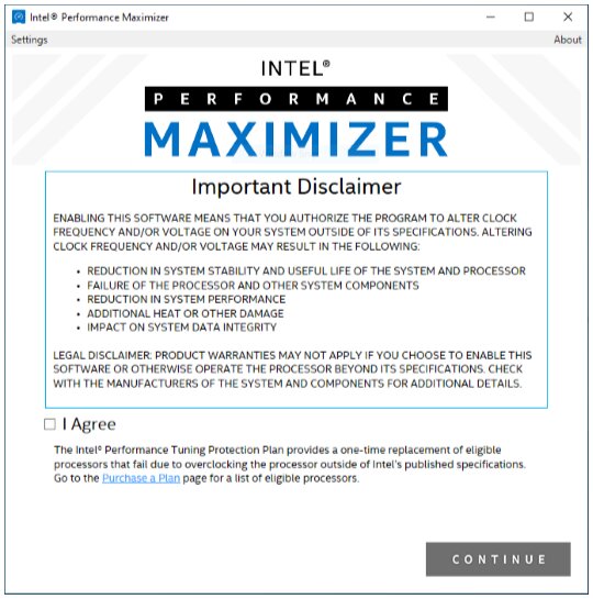Intels Performance Maximizer – Optimierungsprozess 2 von 7 (Bild: Intel)