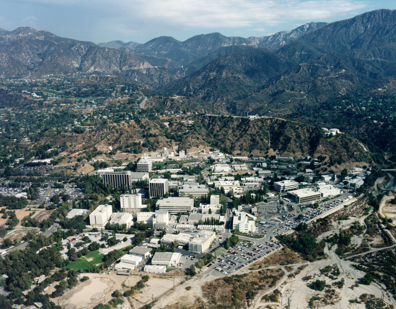 Komplex des Jet Propulsion Laboratory (JPL), auf das der Angriff erfolgte.