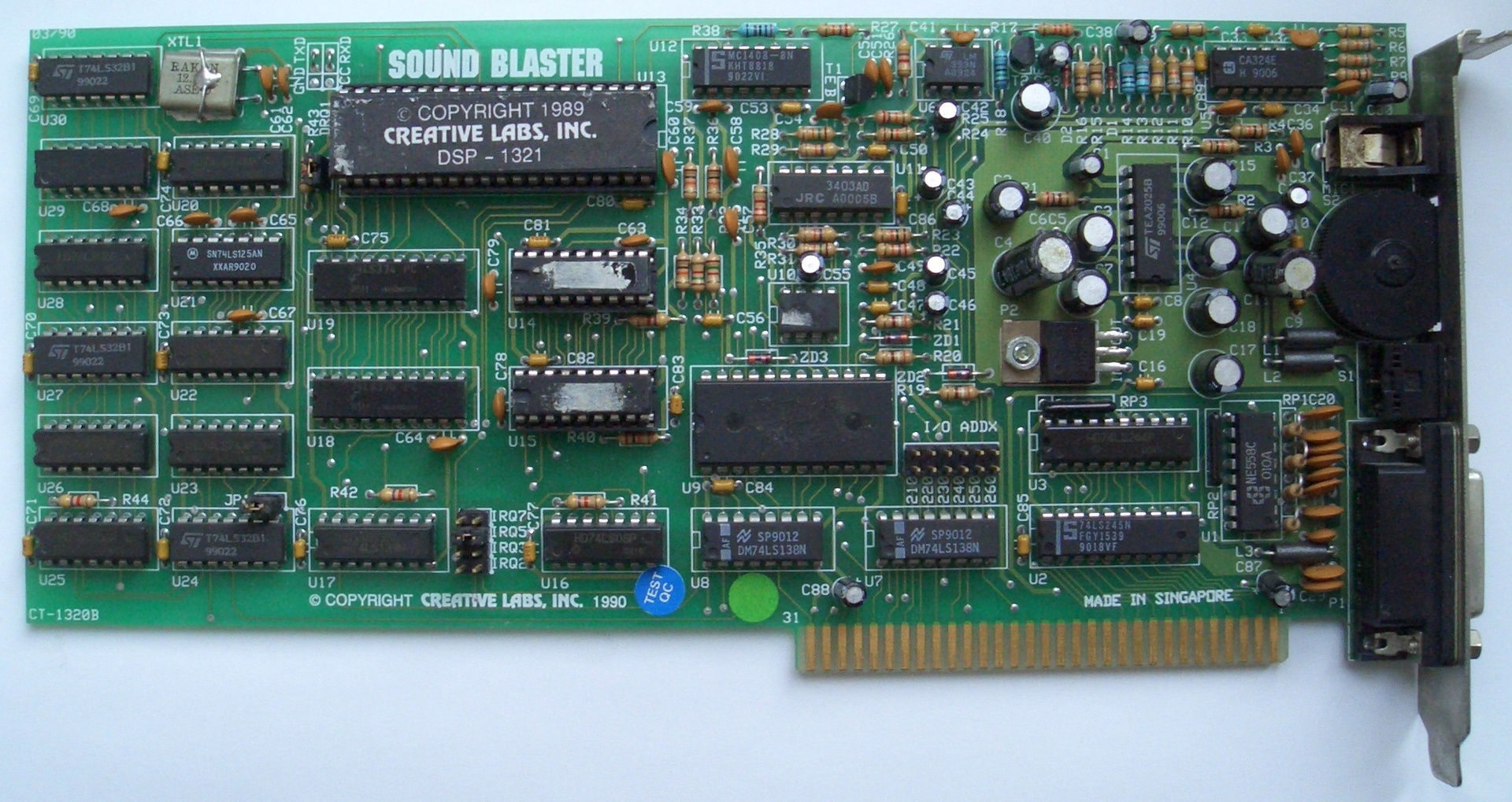 Creative Labs Sound Blaster 1.0 von 1989