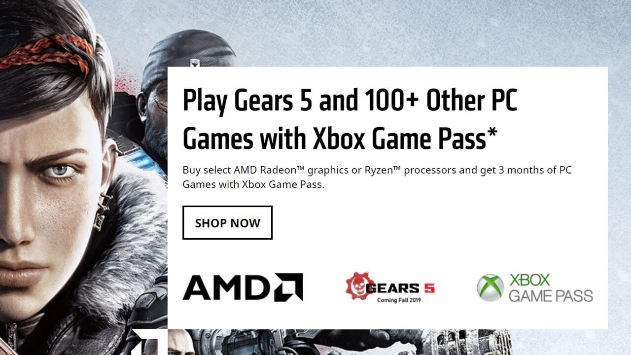 Xbox Game Pass für PC: 3 Monate gratis beim Kauf von Ryzen und Radeon