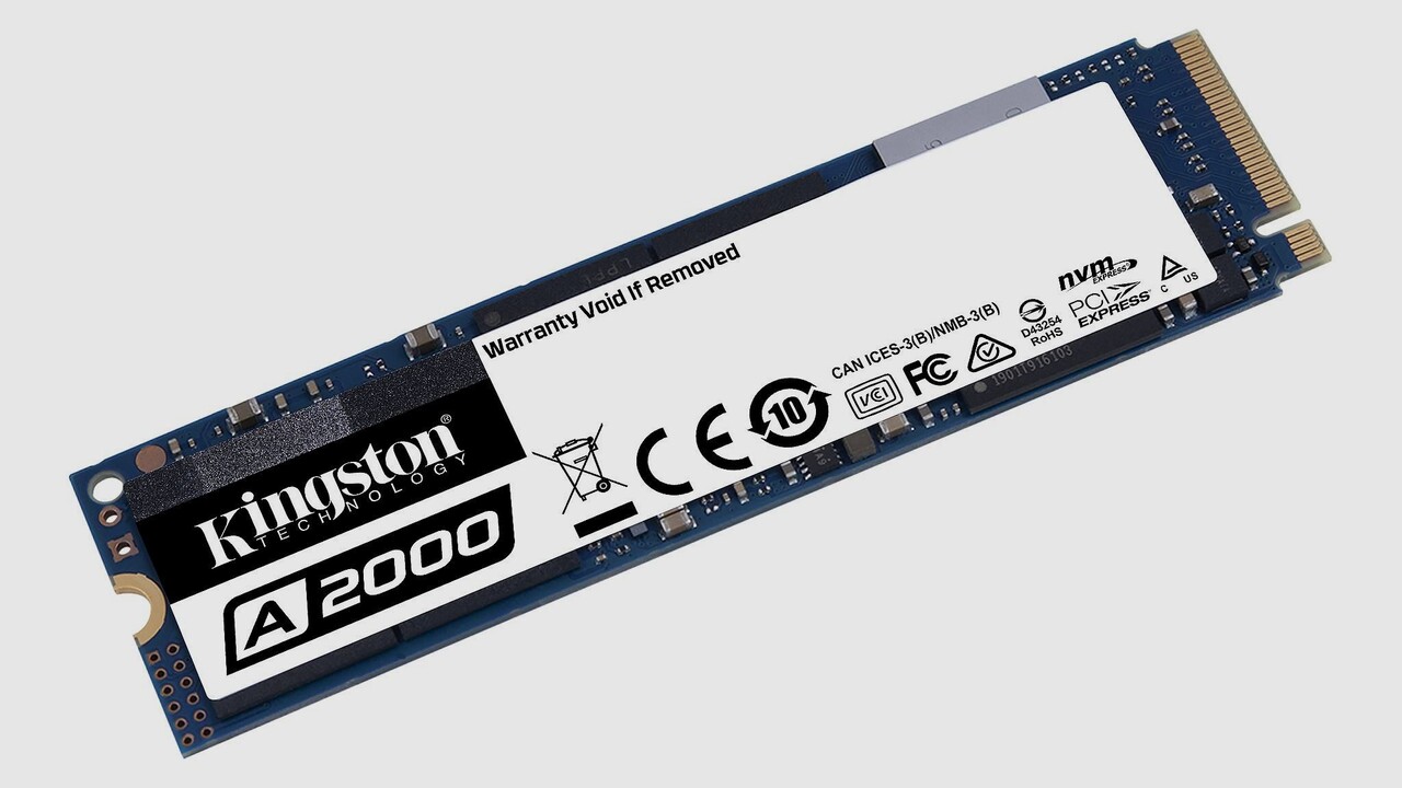 Kingston A2000: Preisgünstige NVMe-SSDs mit 2 GB/s erreichen den Handel