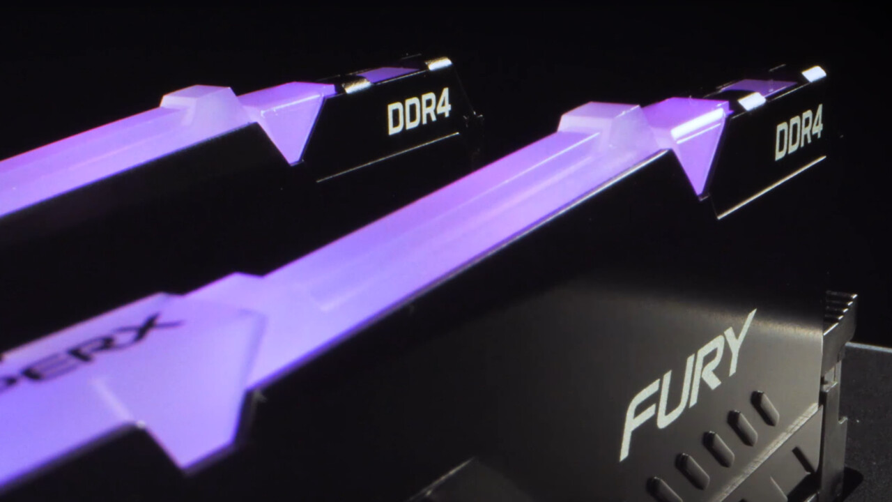 HyperX Fury DDR4 RGB: Leuchtende RAM-Serie bis DDR4-3466 und 64 GB