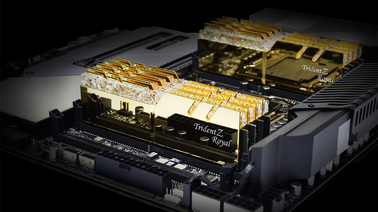 G.Skill Trident Z Royal: Neue RAM-Kits mit 64 (8×8) GB und bis zu DDR4-4300