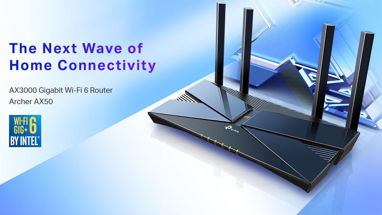 Wi-Fi-6-Router (WLAN 802.11ax): TP-Link Archer AX50 als Einstieg für bis zu 3 Gbit/s