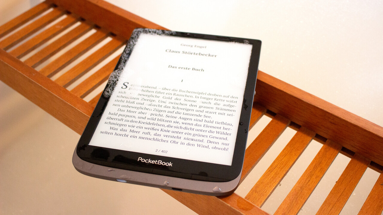 PocketBook InkPad 3 Pro im Test: Das Topmodell verliert die Scheu vor Wasser