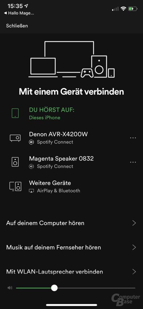 Telekom Smart Speaker: Spotify Connect
