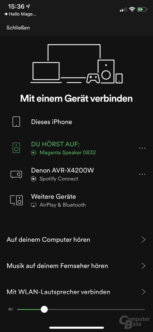 Telekom Smart Speaker: Spotify Connect