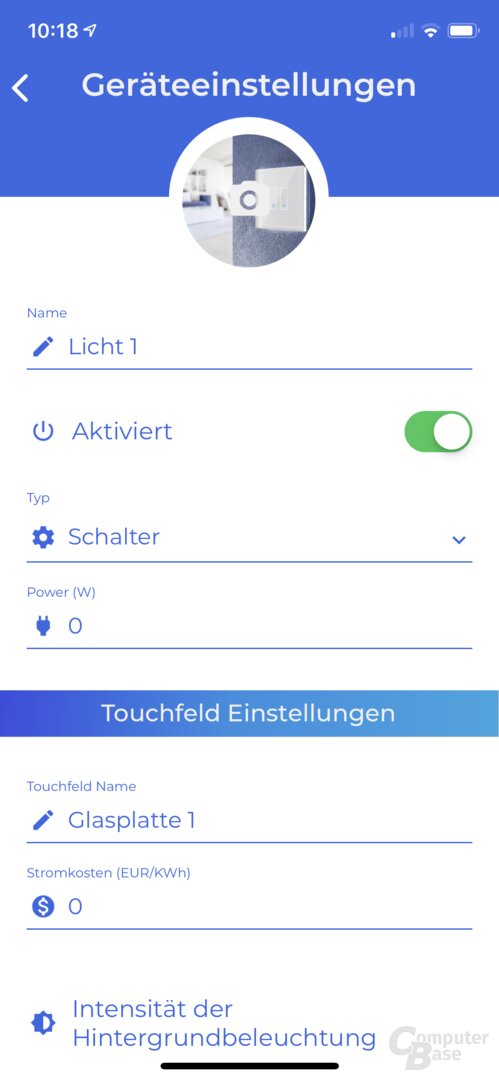 Iotty Smart Switch: Einrichtung und Steuerung über die App