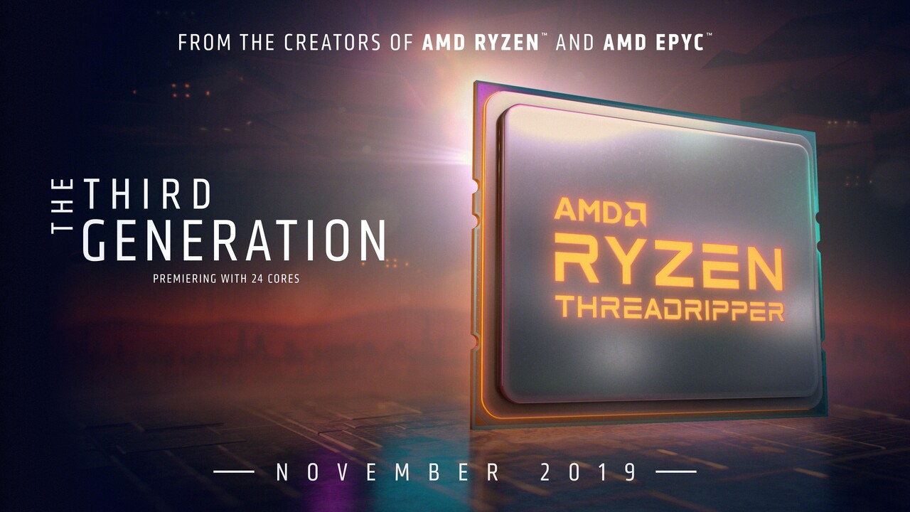 AMD-Prozessoren: Threadripper 3000 und Ryzen 9 3950X im November