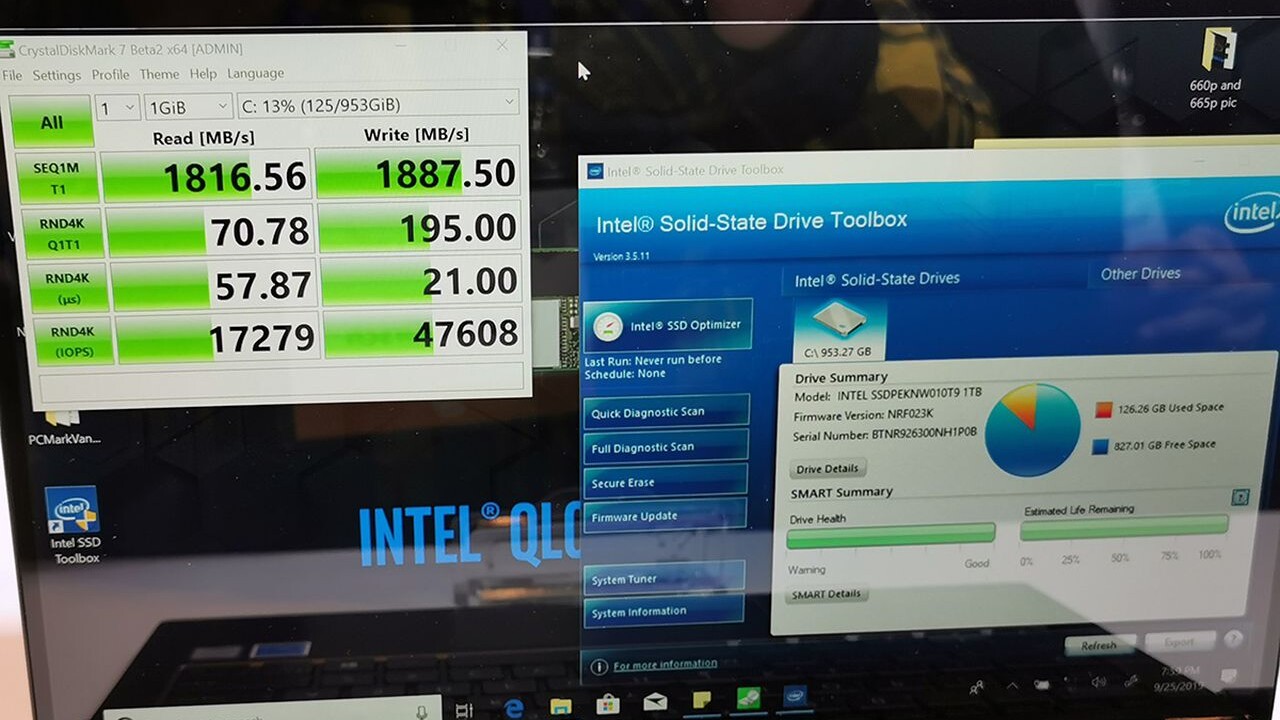 Intel SSD 665p: Nachfolger der 660p ist im Benchmark deutlich schneller