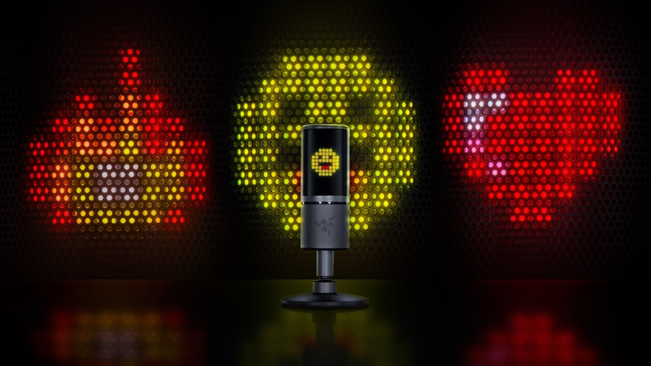 Razer Seiren Emote: Mikrofon visualisiert Stream-Emotionen per LED-Display
