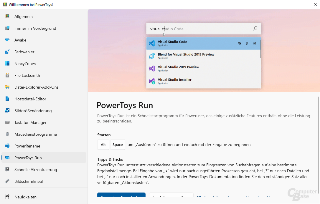 PowerToys – PowerToys Run