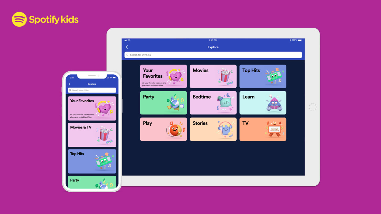 Spotify Kids: Eigene Version der Musik­streaming-App für Kinder