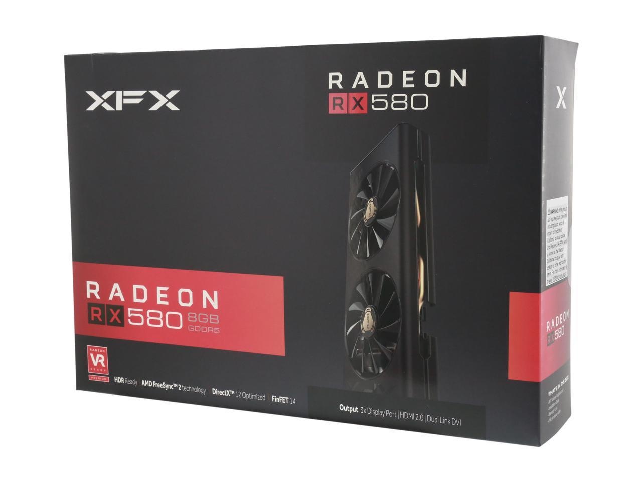 XFX Radeon RX 580 Double Dissipation 8GB GDDR5
