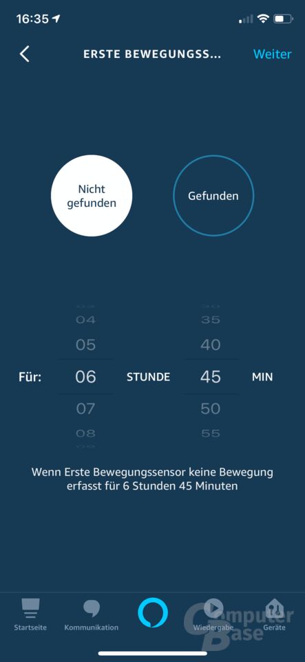 Amazon Echo Flex in der Alexa-App