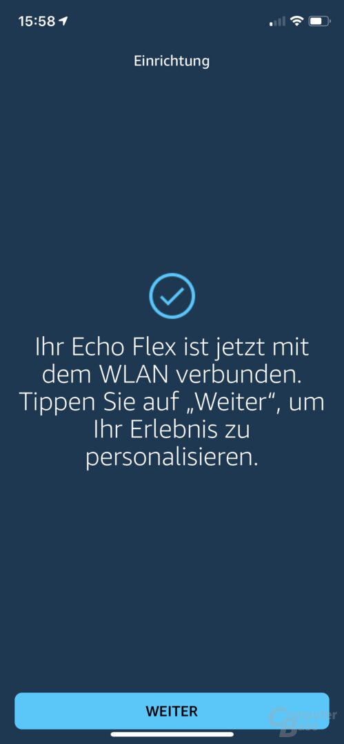 Amazon Echo Flex in der Alexa-App