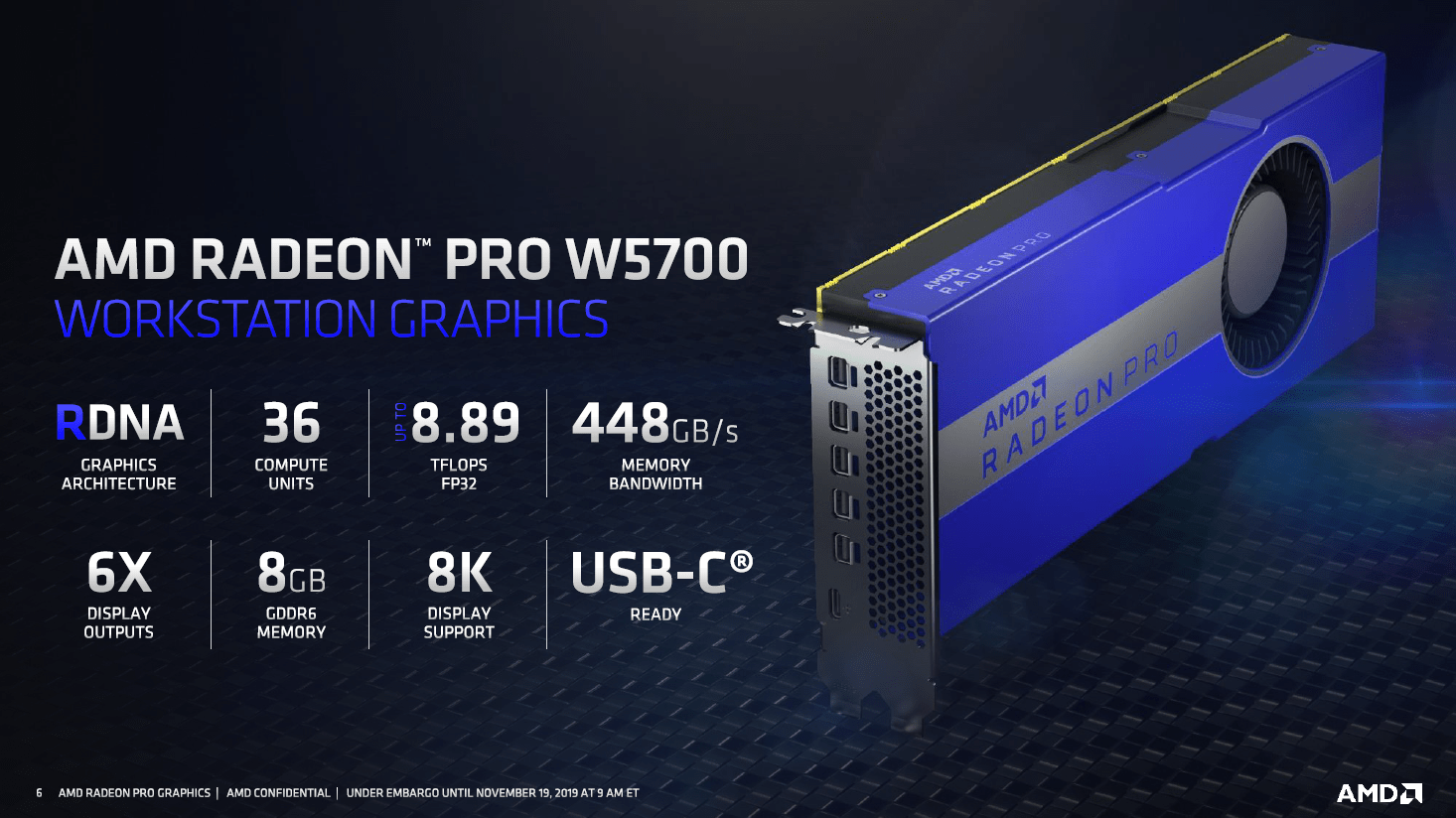 AMDs Radeon Pro W5700 für den Profi-Markt