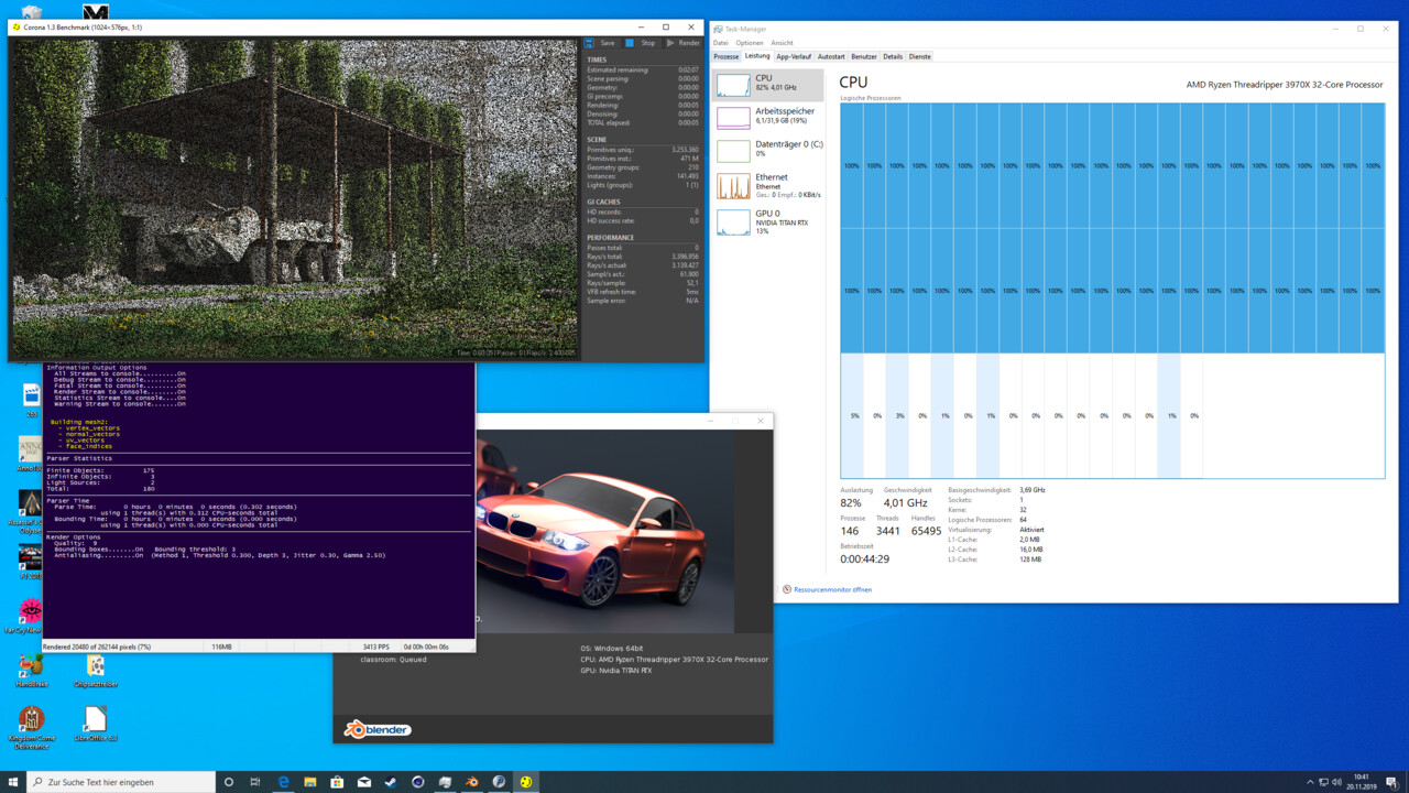 AMD Threadripper 3000: Multi-Threading mit 32 Kernen auf die Spitze getrieben