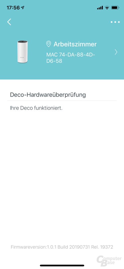 Ersteinrichtung in der TP-Link Deco-App