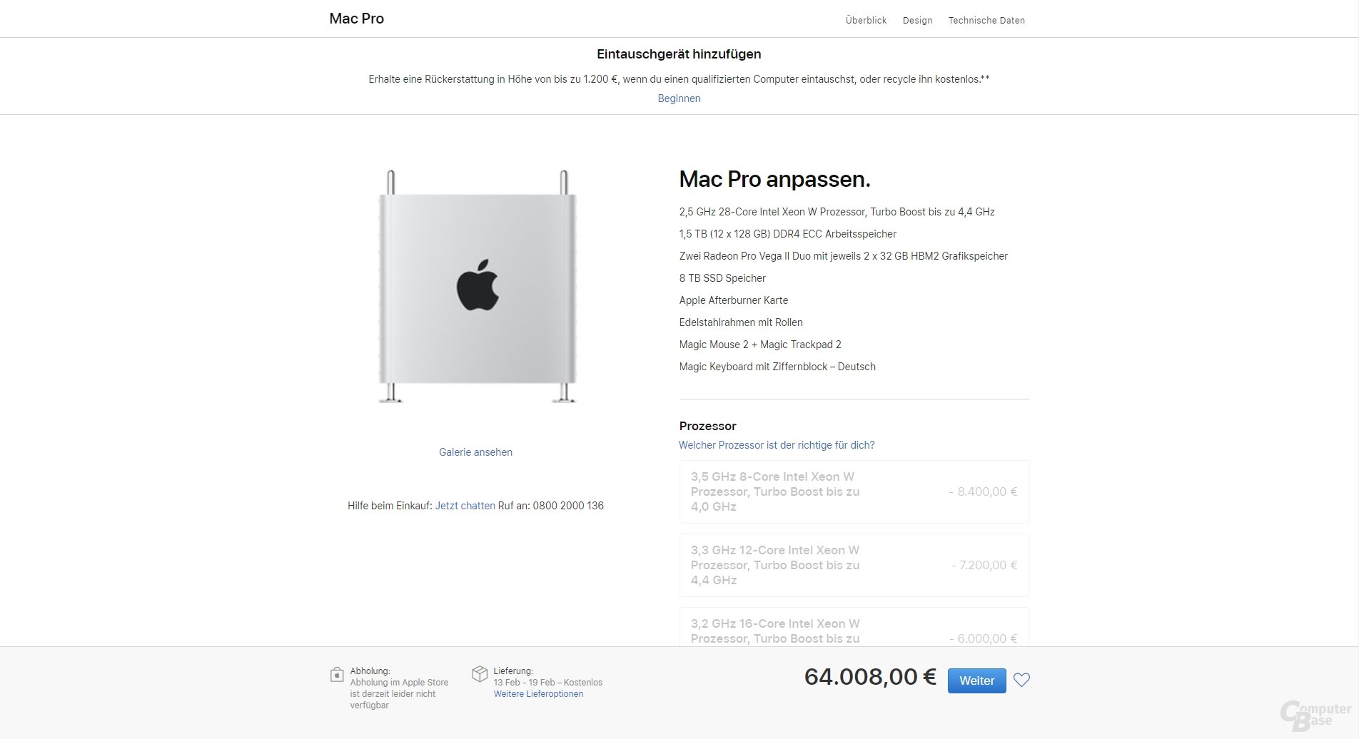 Der Apple Mac Pro in der Maximalkonfiguration