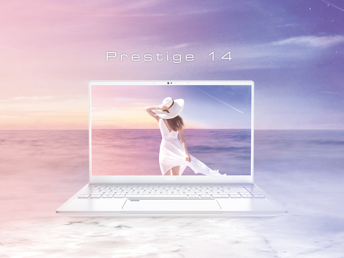 MSI Prestige 14 white