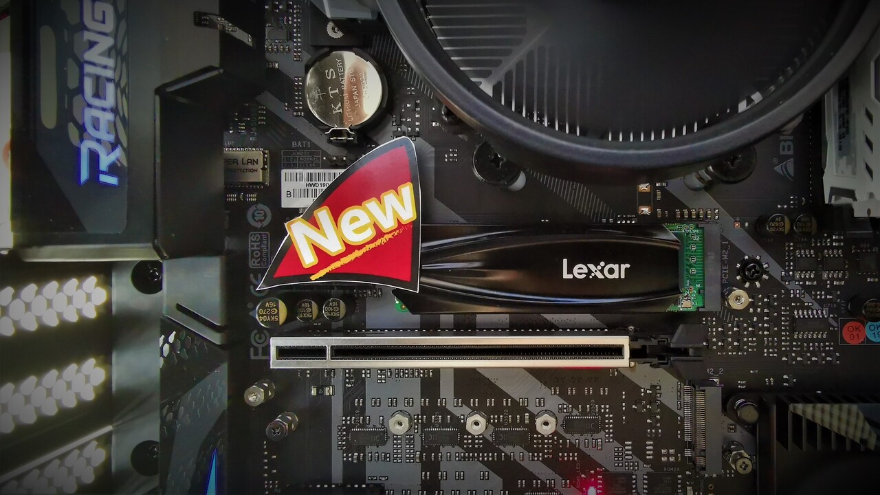 Prototyp: Lexar zeigt PCIe-4-SSD mit über 7 GB/s