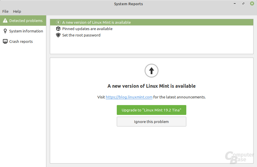 Neu: Der System Report von Linux Mint