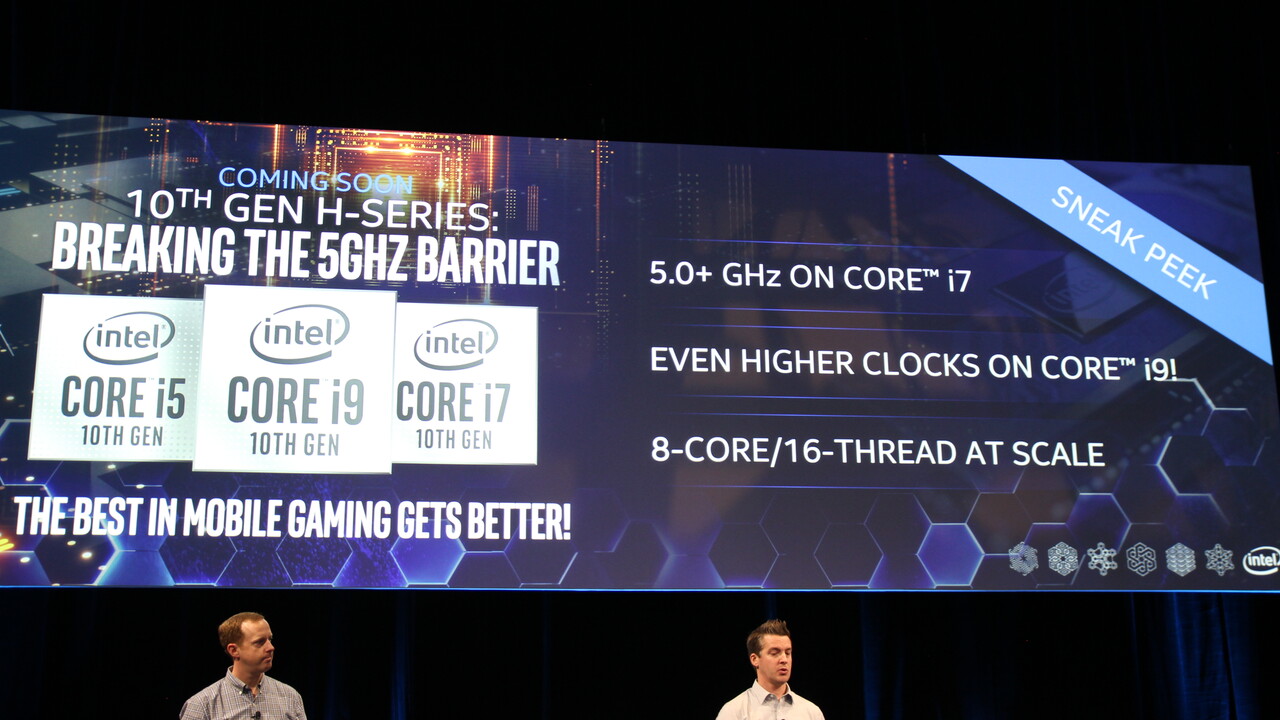 Intel Sneak Peek: Tiger Lake, Comet Lake-H und Sticheln gegen AMD