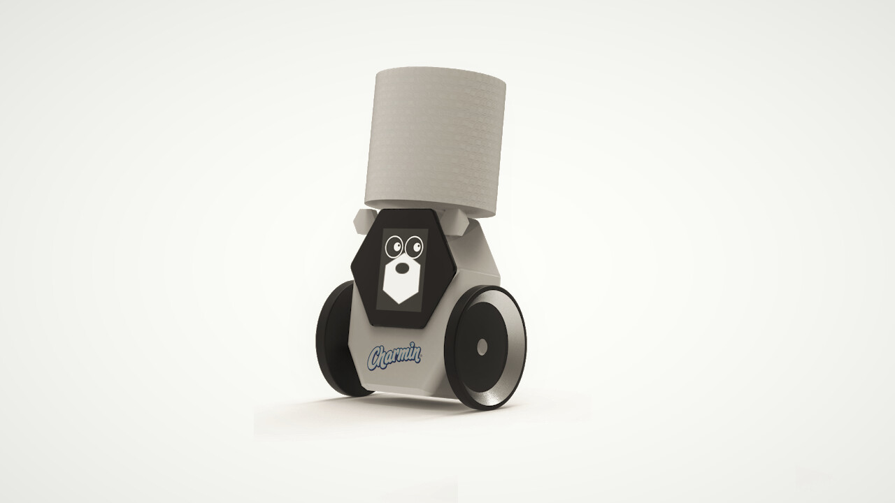 Procter & Gamble RollBot: Roboter liefert Klopapier per Bluetooth-Zuruf