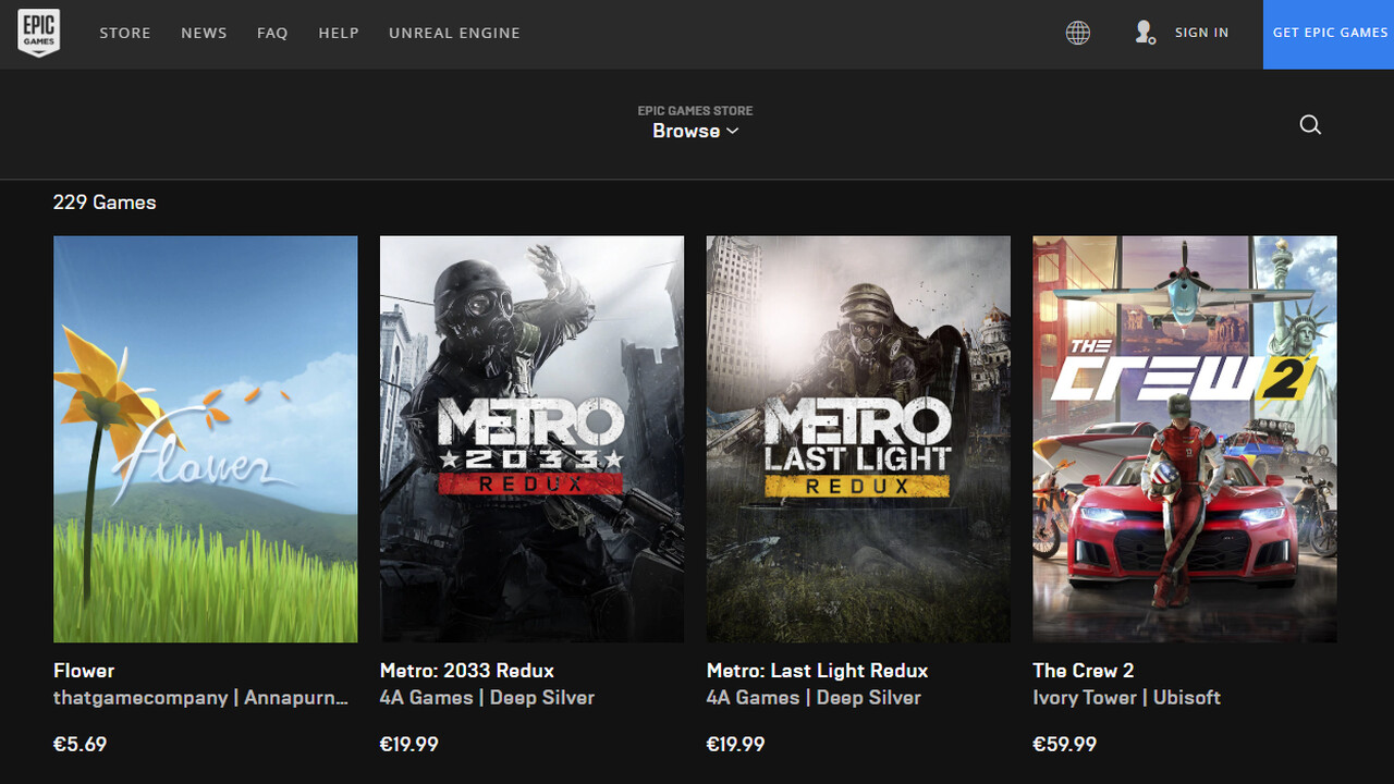 Epic Games Store: Umsätze, User und weitere Exklusiv- und Gratisspiele