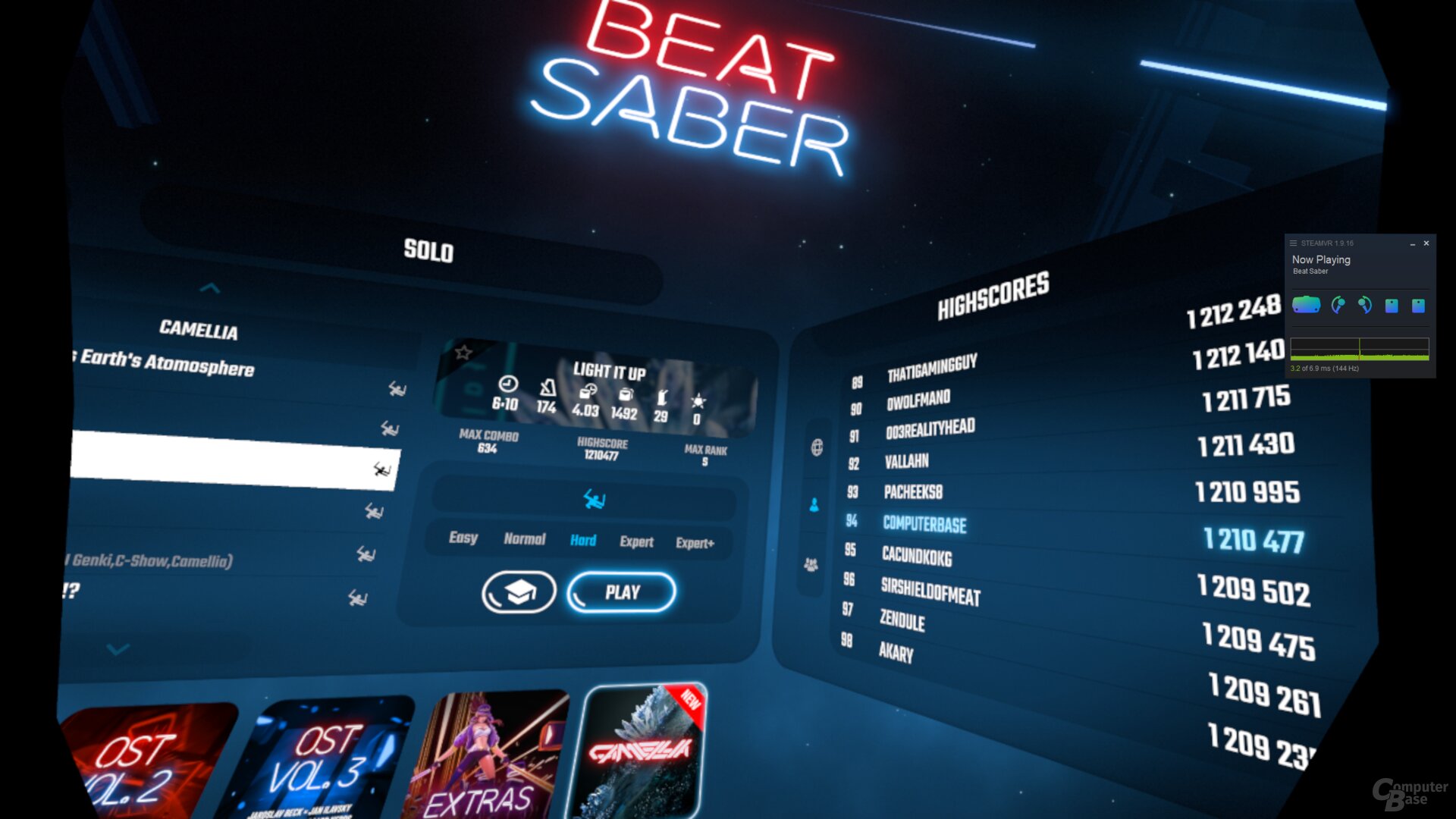 Beatsaber Highscore mit Valve Index