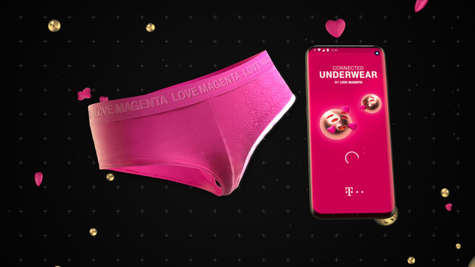 Telekom Love Magenta Connected Underwear