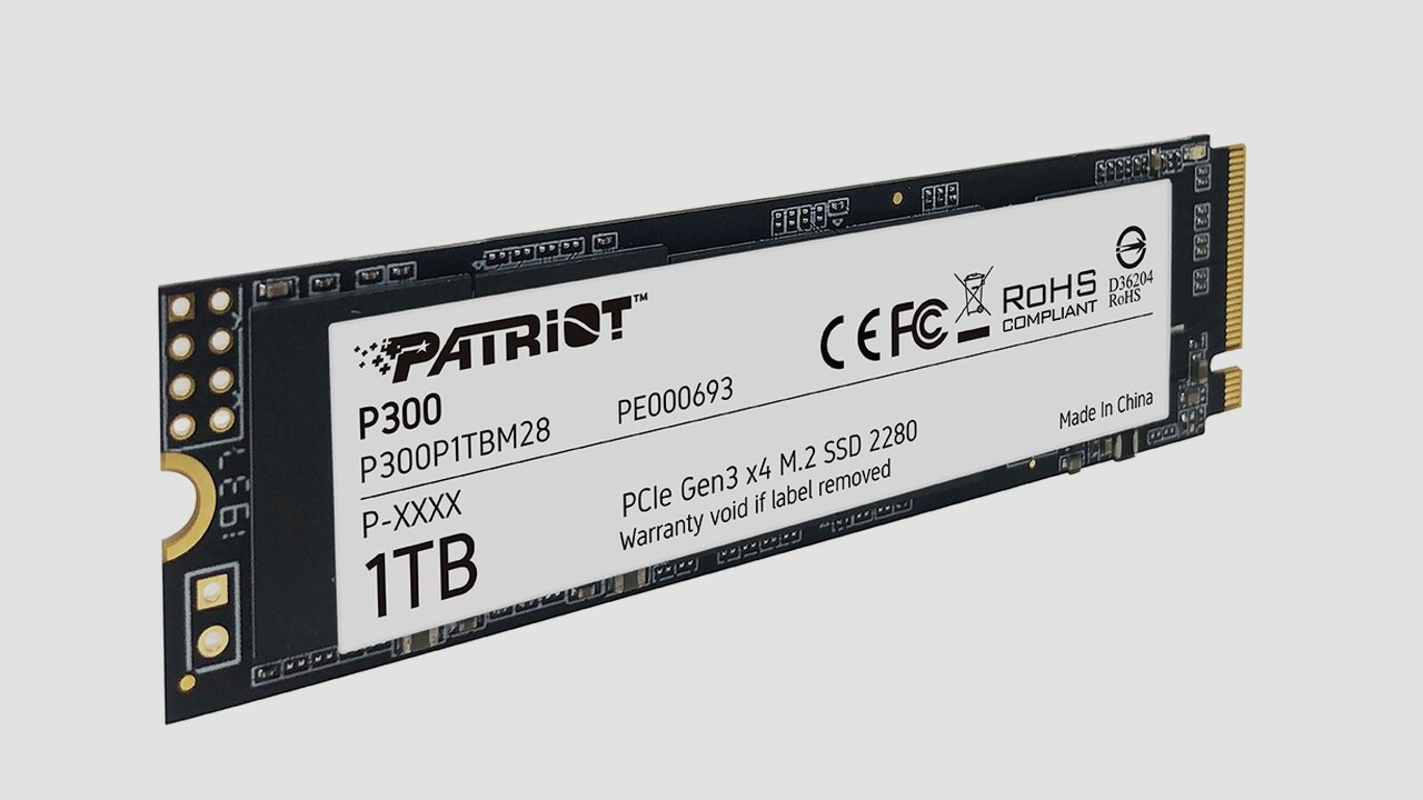 Patriot P300: NVMe-SSD tanzt auf zwei Controller-Hochzeiten