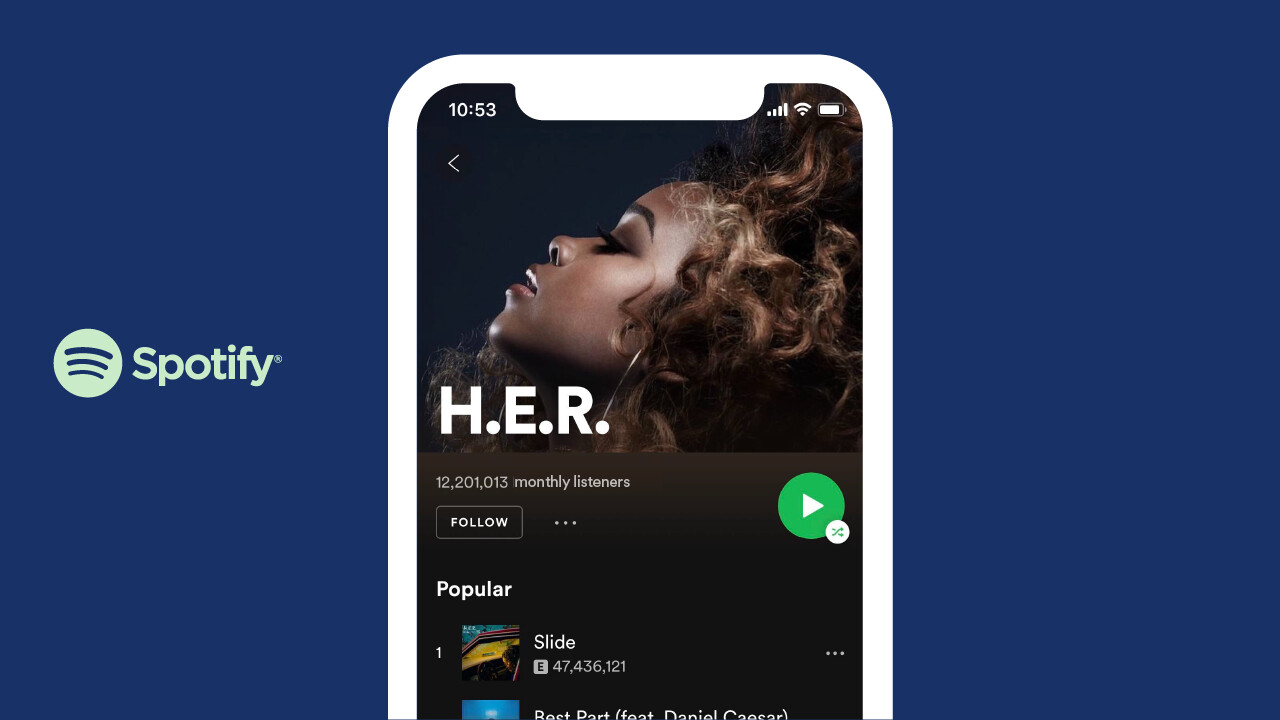 Spotify: Drei Icons definieren das neue Design der iOS-App