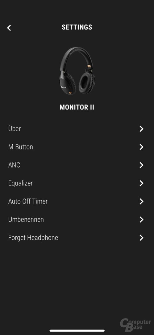 Marshall Bluetooth-App mit Marshall Monitor II A.N.C.