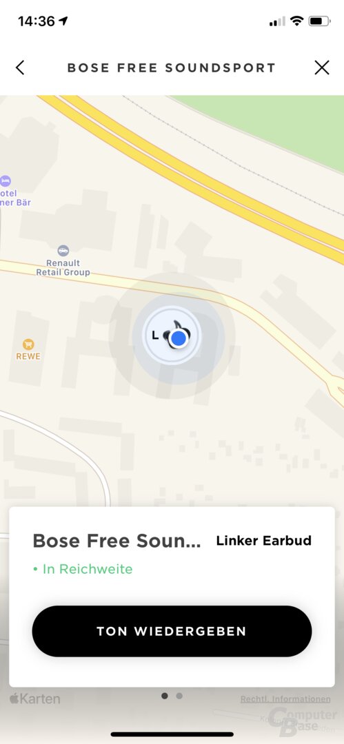 Bose Connect-App mit SoundSport Free