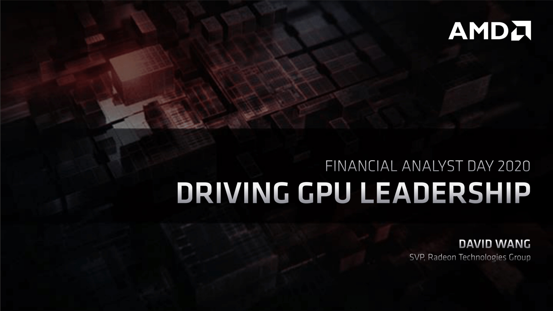 David Wang: Driving GPU Leadership